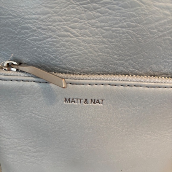 Matt & Nat Vegan Backpack Blue - Picture 2 of 7